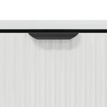 Couchtisch Hochglanz-Weiß 90 x 49 x 46 cm Holzwerkstoff