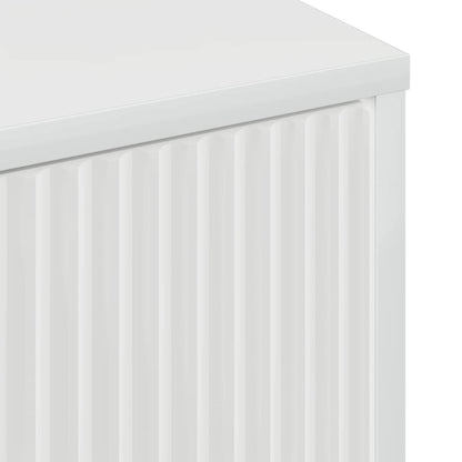 Couchtisch Hochglanz-Weiß 90 x 49 x 46 cm Holzwerkstoff