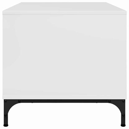 Couchtisch Hochglanz-Weiß 90 x 49 x 46 cm Holzwerkstoff