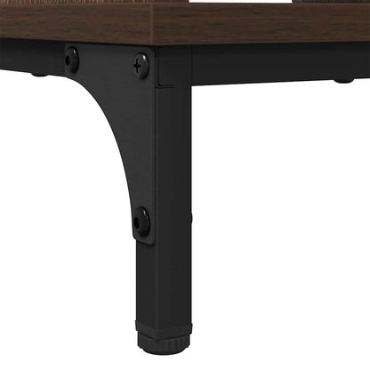 Couchtisch Braune Eiche 90 x 49 x 46 cm Holzwerkstoff