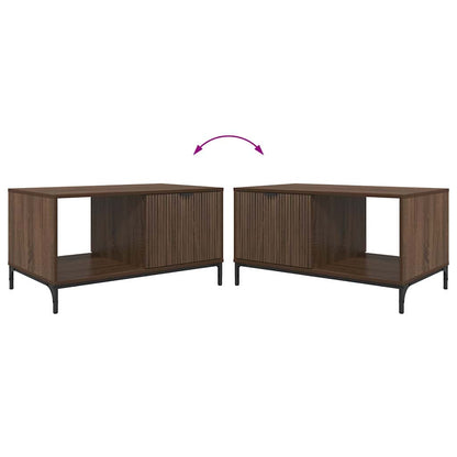 Couchtisch Braune Eiche 90 x 49 x 46 cm Holzwerkstoff
