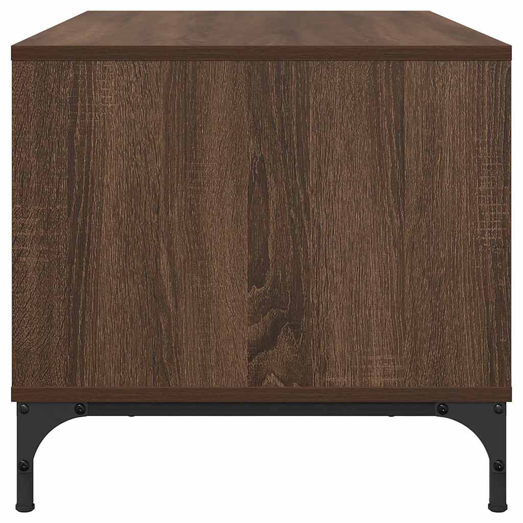 Couchtisch Braune Eiche 90 x 49 x 46 cm Holzwerkstoff