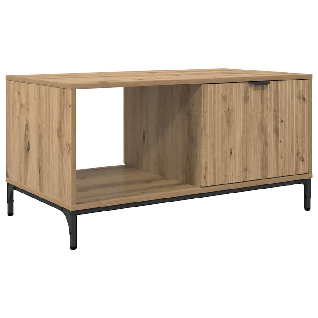 Couchtisch Eiche handwerklich 90 x 49 x 46 cm Holzwerkstoff