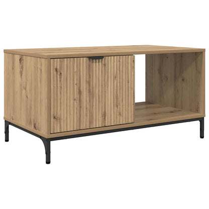Couchtisch Eiche handwerklich 90 x 49 x 46 cm Holzwerkstoff
