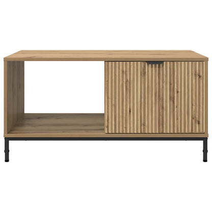 Couchtisch Eiche handwerklich 90 x 49 x 46 cm Holzwerkstoff
