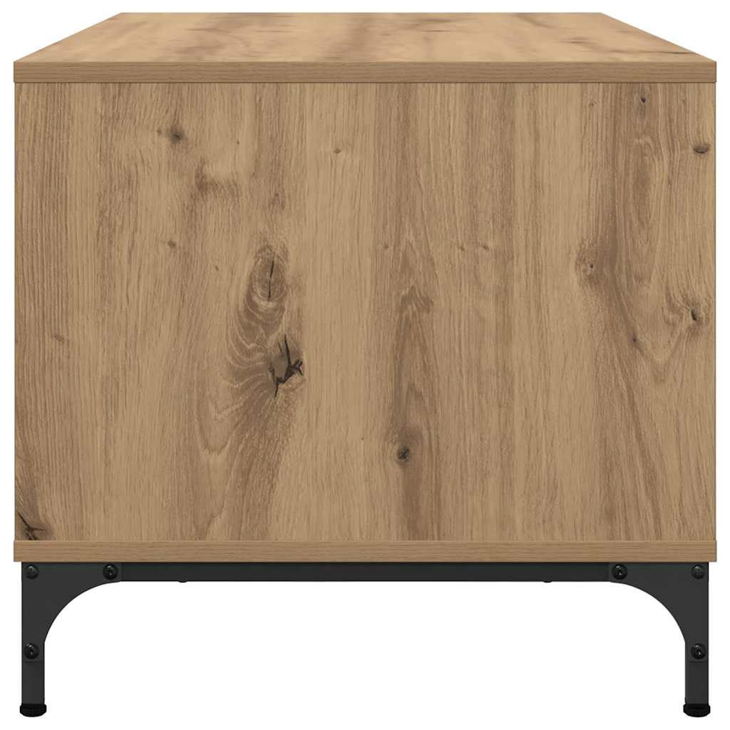 Couchtisch Eiche handwerklich 90 x 49 x 46 cm Holzwerkstoff