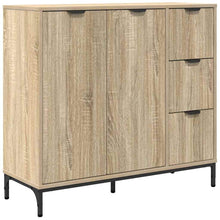 Sideboard Sonoma-Eiche 89,5 x 33 x 82 cm Holzwerkstoff