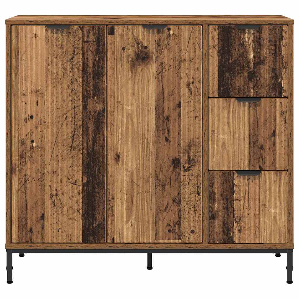 Sideboard Altholz 89,5 x 33 x 82 cm Holzwerkstoff