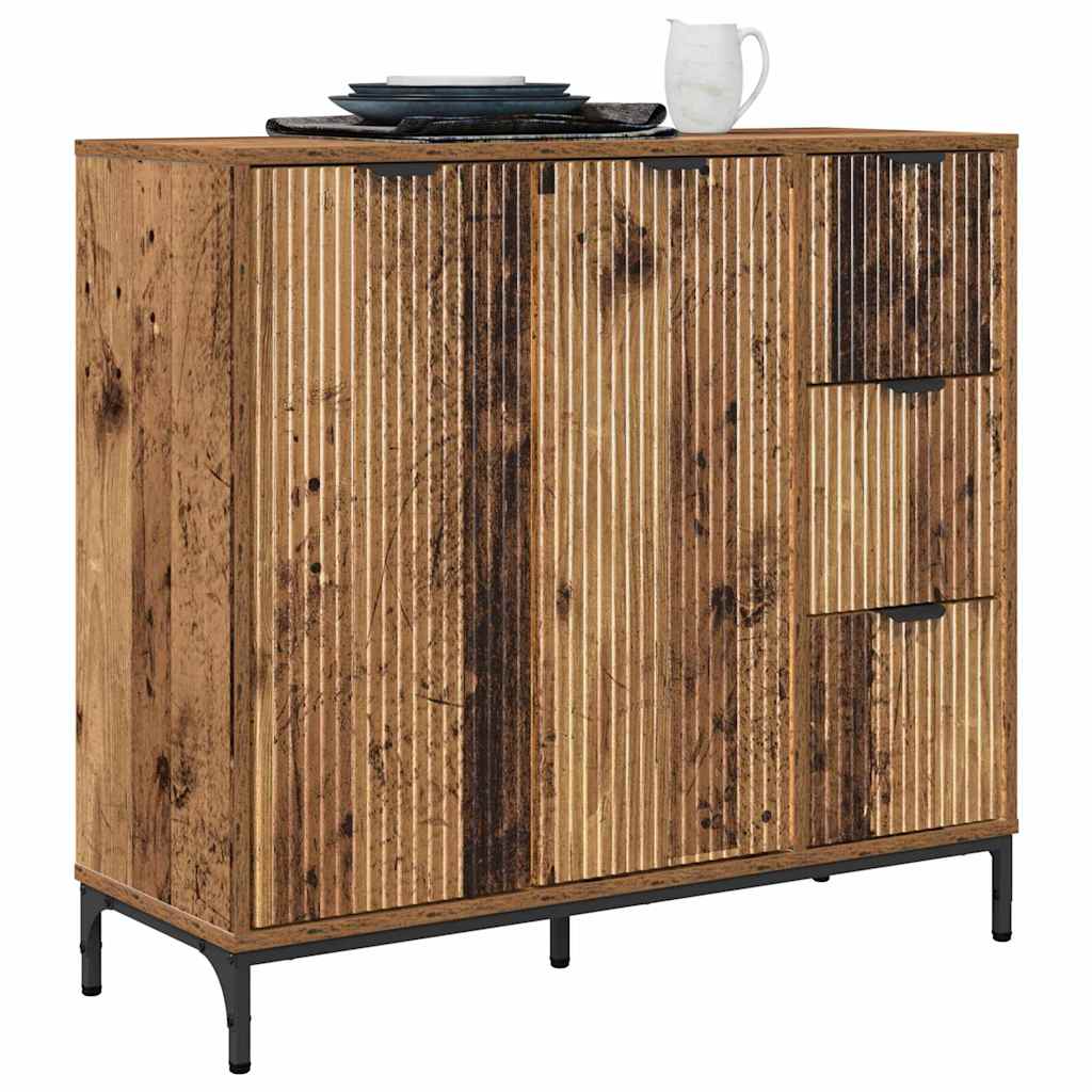 Sideboard Altholz 89,5 x 33 x 82 cm Holzwerkstoff