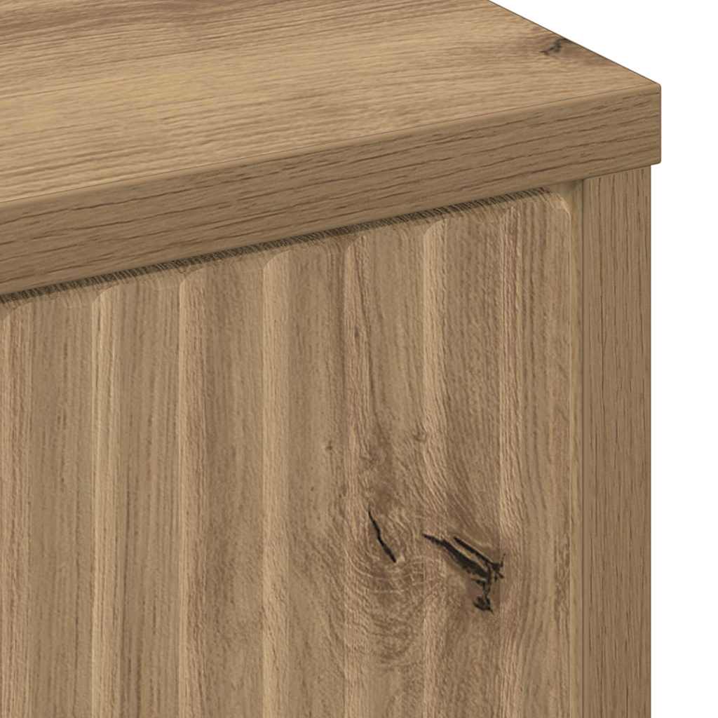 Sideboard Artisan-Eiche 89,5 x 33 x 82 cm Holzwerkstoff