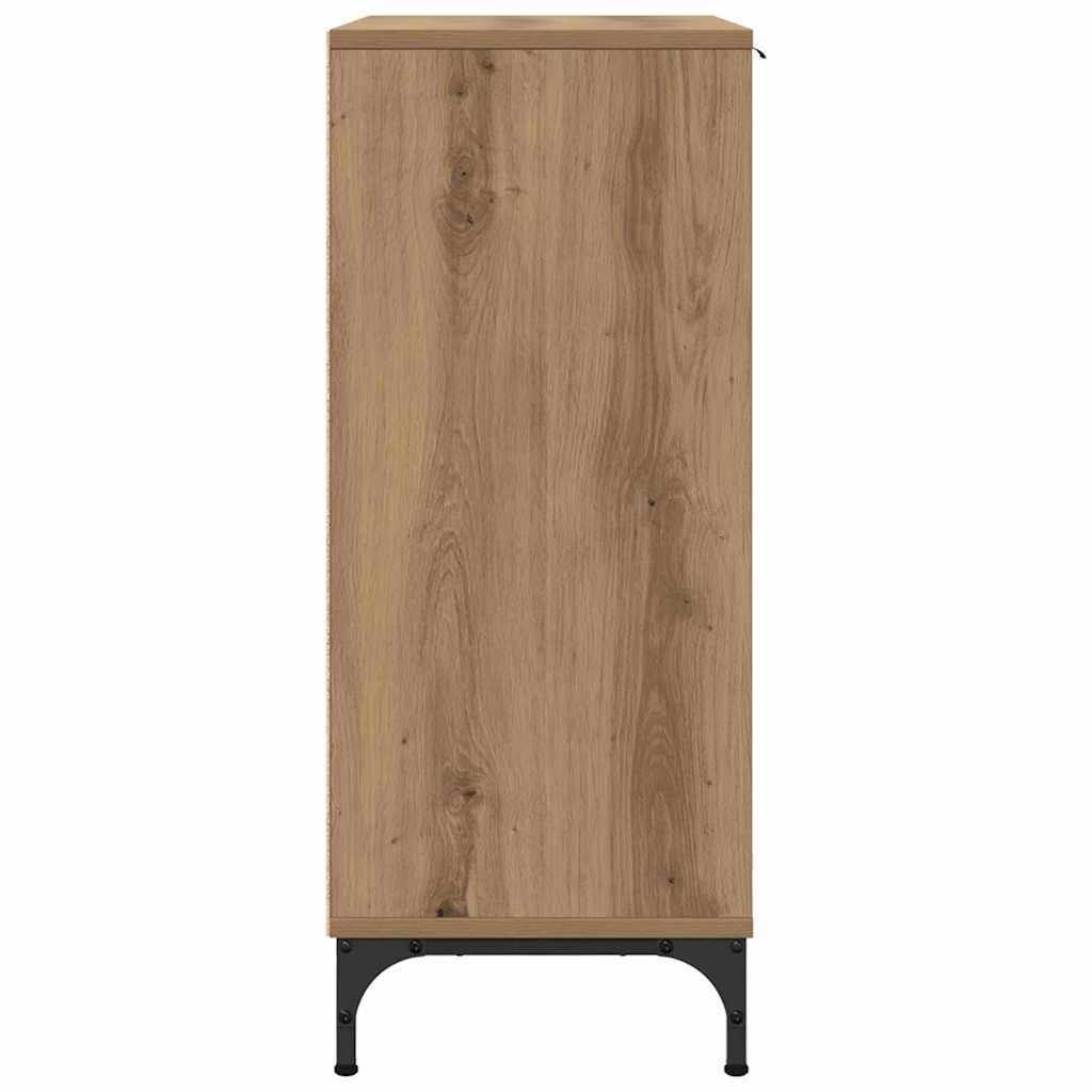 Sideboard Artisan-Eiche 89,5 x 33 x 82 cm Holzwerkstoff