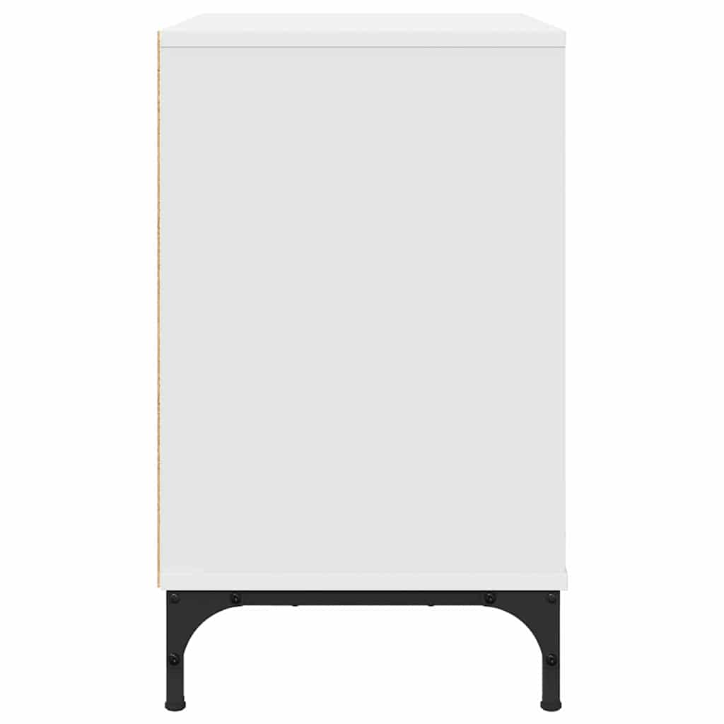 Nachttisch mit Schubladen Weiß 63,5 x 36 x 61 cm Holzwerkstoff