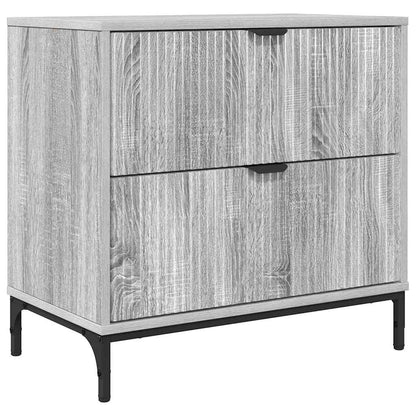 Nachttisch Grau Sonoma 63,5 x 36 x 61 cm Holzwerkstoff