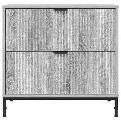 Nachttisch Grau Sonoma 63,5 x 36 x 61 cm Holzwerkstoff