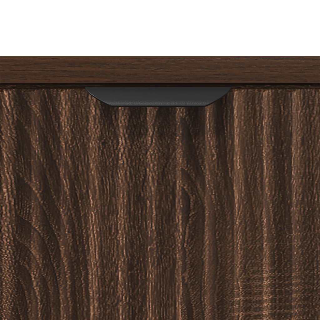 Nachttisch Braun Eichen-Optik 63,5 x 36 x 61 cm Holzwerkstoff