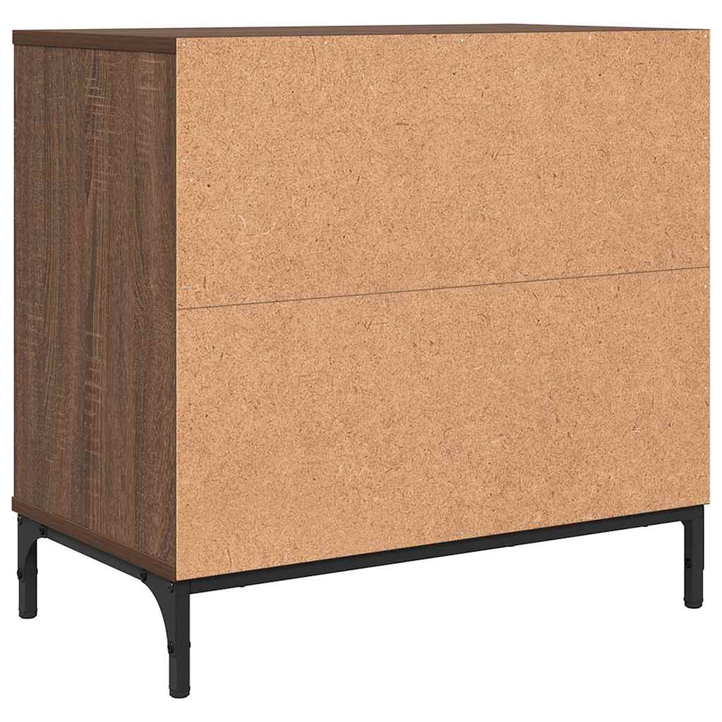 Nachttisch Braun Eichen-Optik 63,5 x 36 x 61 cm Holzwerkstoff