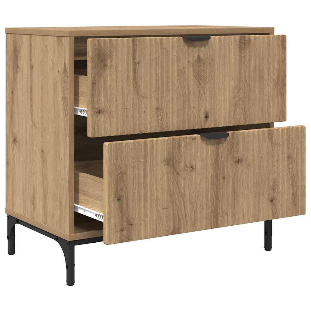 Nachttisch Artisan-Eiche 63,5 x 36 x 61 cm Holzwerkstoff