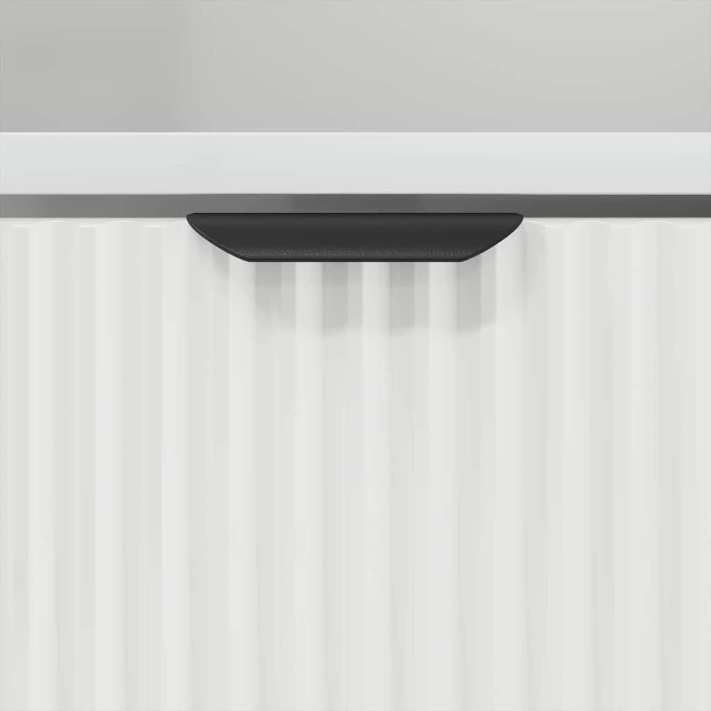 Nachttisch mit Schubladen Weiß 49 x 36 x 61 cm Holzwerkstoff