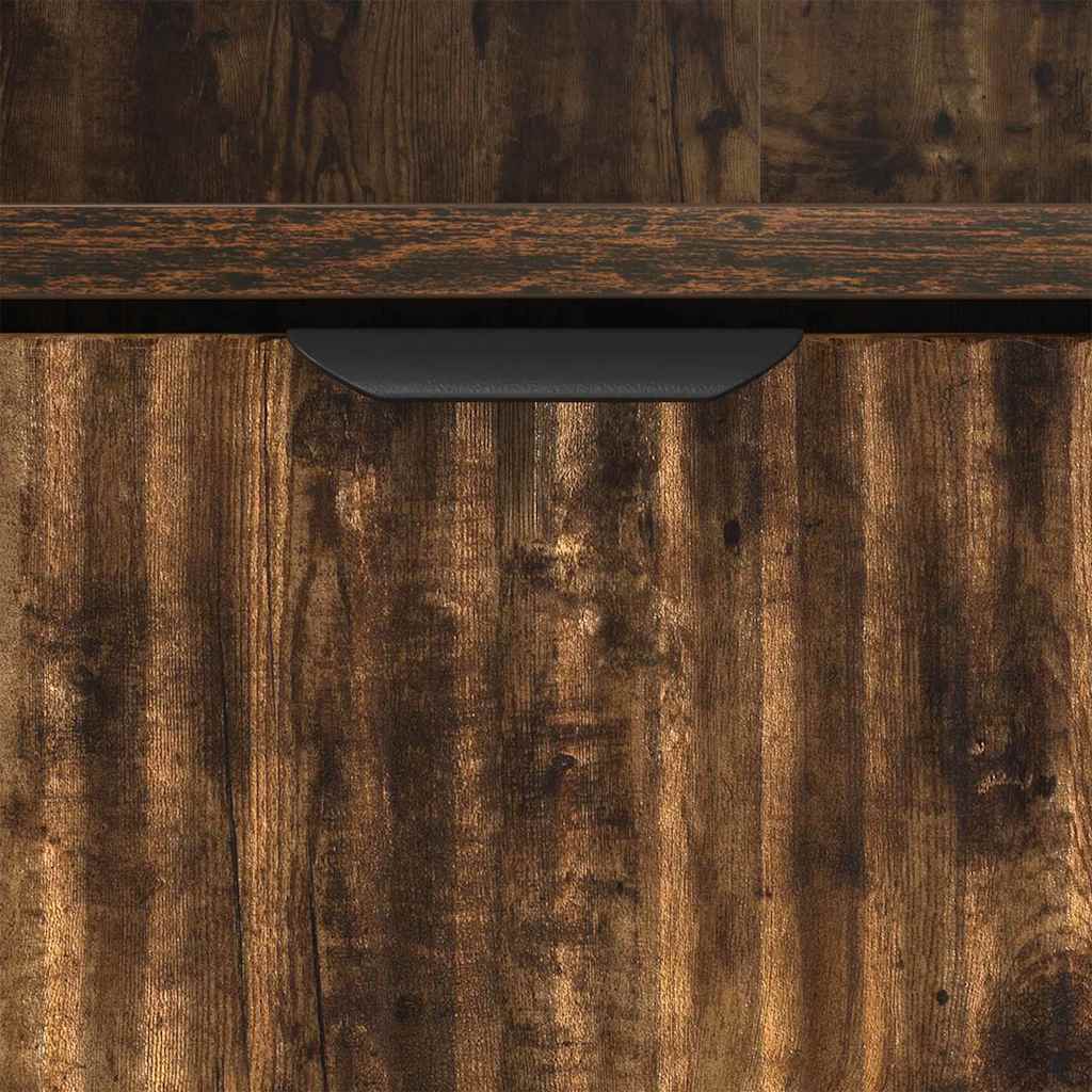 Nachttische 2 pcs Räuchereiche 49 x 36 x 61 cm Holzwerkstoff