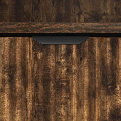 Nachttische 2 pcs Räuchereiche 49 x 36 x 61 cm Holzwerkstoff