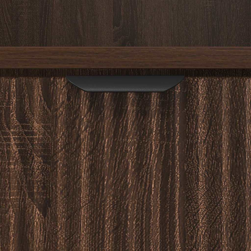 Nachttisch Braun Eichen-Optik 49 x 36 x 61 cm Holzwerkstoff