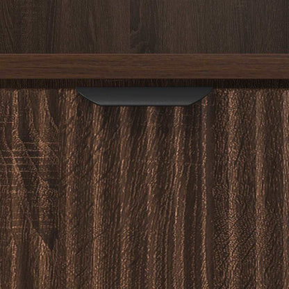 Nachttisch Braun Eichen-Optik 49 x 36 x 61 cm Holzwerkstoff