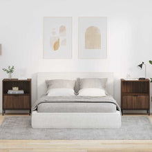 Nachttische 2 pcs Braun Eichen-Optik 49 x 36 x 61 cm