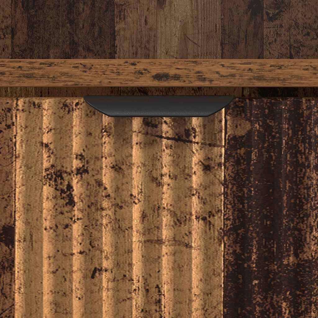 Nachttisch mit Schubladen Altholz 49 x 36 x 61 cm Holzwerkstoff