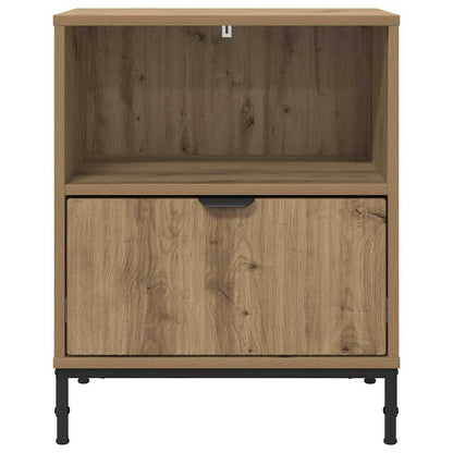 Nachttische 2 pcs Artisan-Eiche 49 x 36 x 61 cm Holzwerkstoff