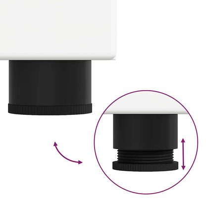 Badezimmer Waschbecken Schrank TULUM Weiß 60 x 34 x 63 cm