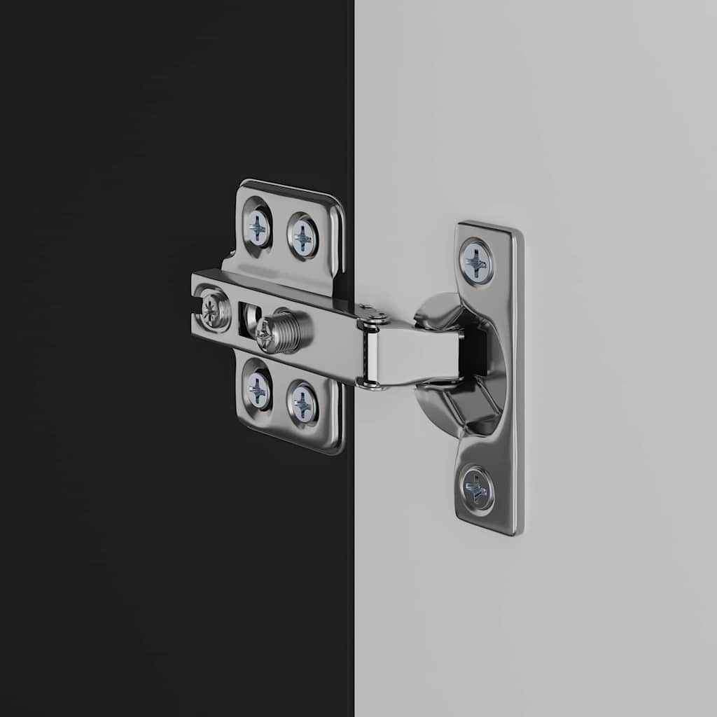 Badezimmer Waschbecken Schrank TULUM Schwarz 60 x 34 x 63 cm