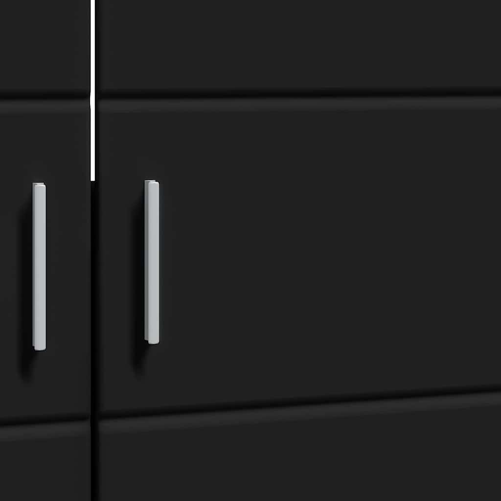 Badezimmer Waschbecken Schrank TULUM Schwarz 60 x 34 x 63 cm