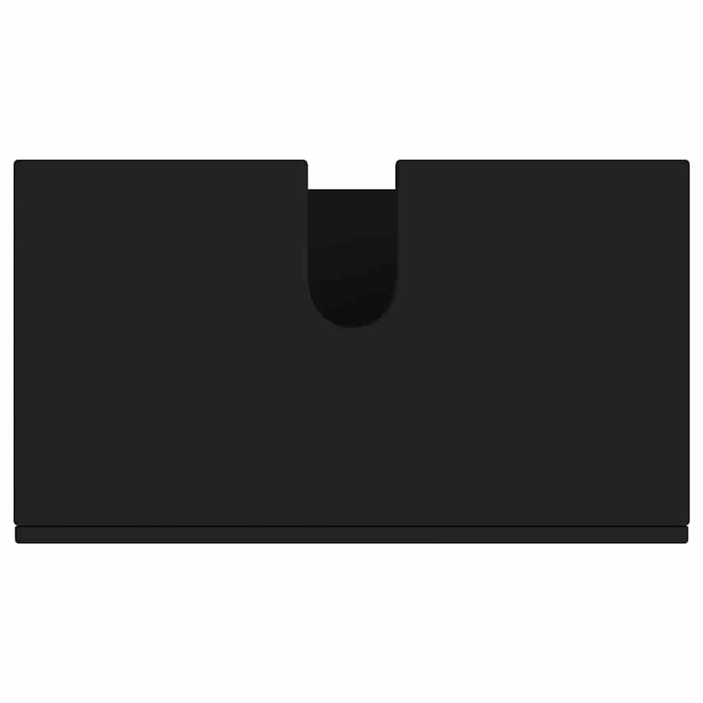 Badezimmer Waschbecken Schrank TULUM Schwarz 60 x 34 x 63 cm