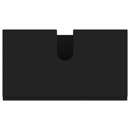 Badezimmer Waschbecken Schrank TULUM Schwarz 60 x 34 x 63 cm