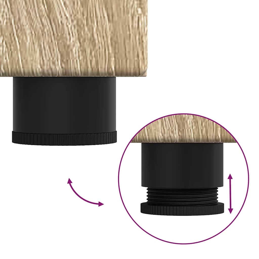 Badezimmer Waschbecken Schrank mit Speicher TULUM Sonoma-Eiche