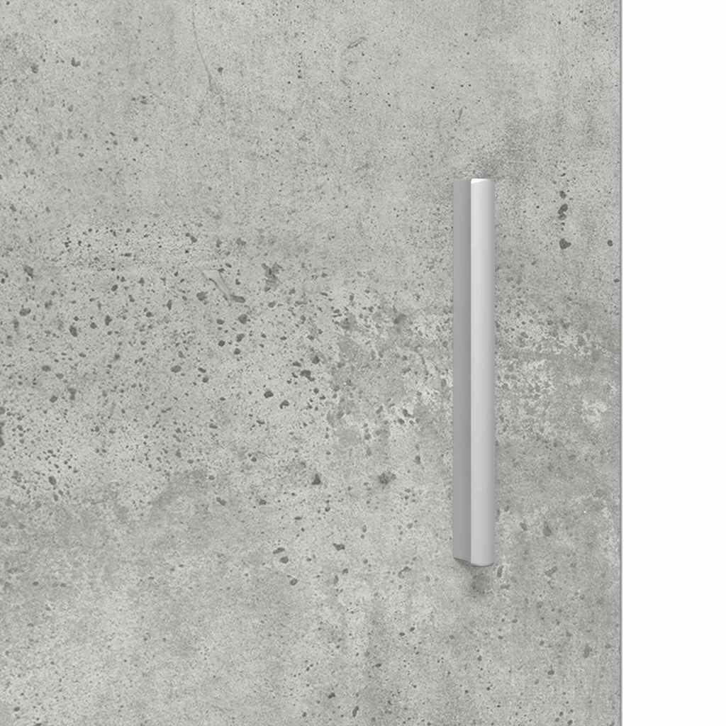 Badezimmer Waschbecken Schrank TULUM Betongrau 60 x 34 x 63 cm