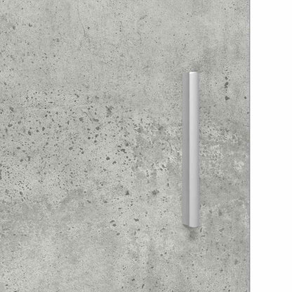 Badezimmer Waschbecken Schrank TULUM Betongrau 60 x 34 x 63 cm