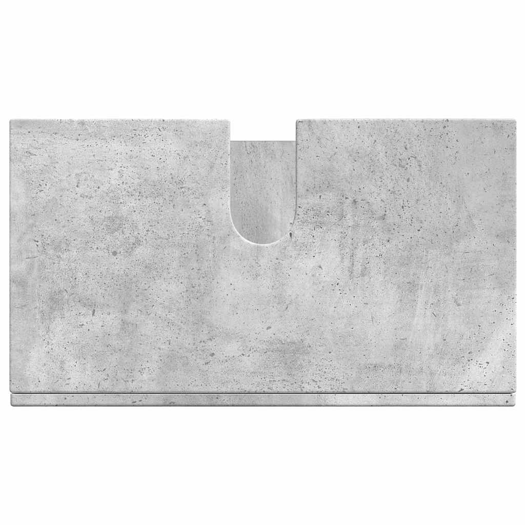 Badezimmer Waschbecken Schrank TULUM Betongrau 60 x 34 x 63 cm