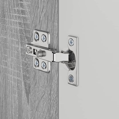 Badezimmer Waschbecken Schrank mit Speicher TULUM Grau Sonoma