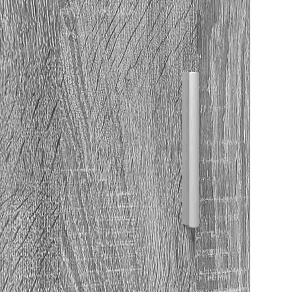 Badezimmer Waschbecken Schrank mit Speicher TULUM Grau Sonoma