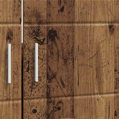 Badezimmer Waschbecken Schrank TULUM Altholz 60 x 34 x 63 cm