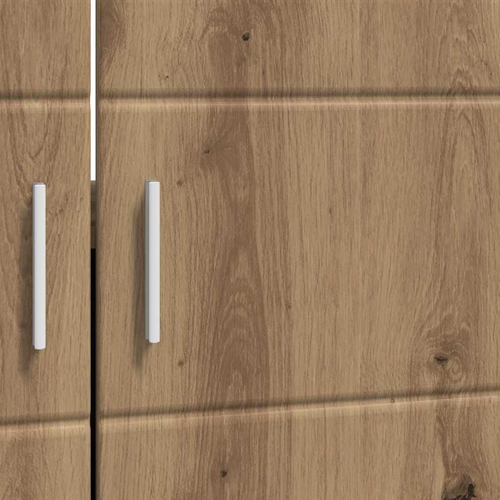 Badezimmer Waschbecken Schrank mit Speicher TULUM Artisan-Eiche