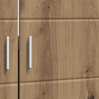 Badezimmer Waschbecken Schrank mit Speicher TULUM Artisan-Eiche