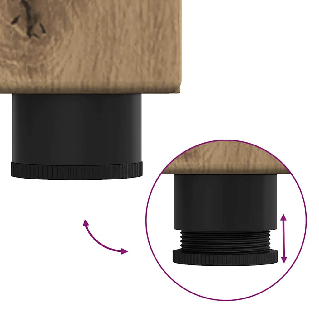 Badezimmer Waschbecken Schrank mit Speicher TULUM Artisan-Eiche