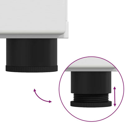 Badezimmer Schrank TULUM Weiß 37 x 31,5 x 82 cm Holzwerkstoff