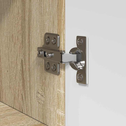 Badezimmer Schrank mit Tür TULUM Sonoma-Eiche 37 x 31,5 x 82 cm