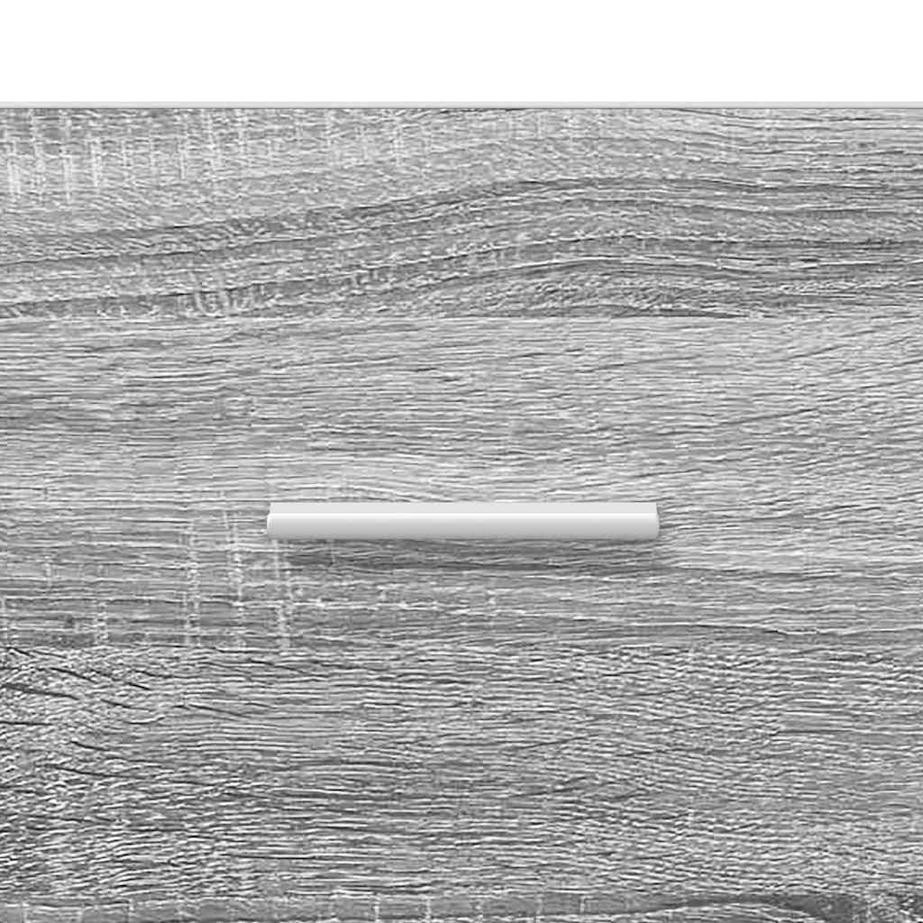 Badezimmer Schrank mit Tür TULUM Grau Sonoma 37 x 31,5 x 82 cm