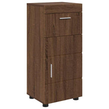 Badezimmer Schrank TULUM Braun Eichen-Optik 37 x 31,5 x 82 cm