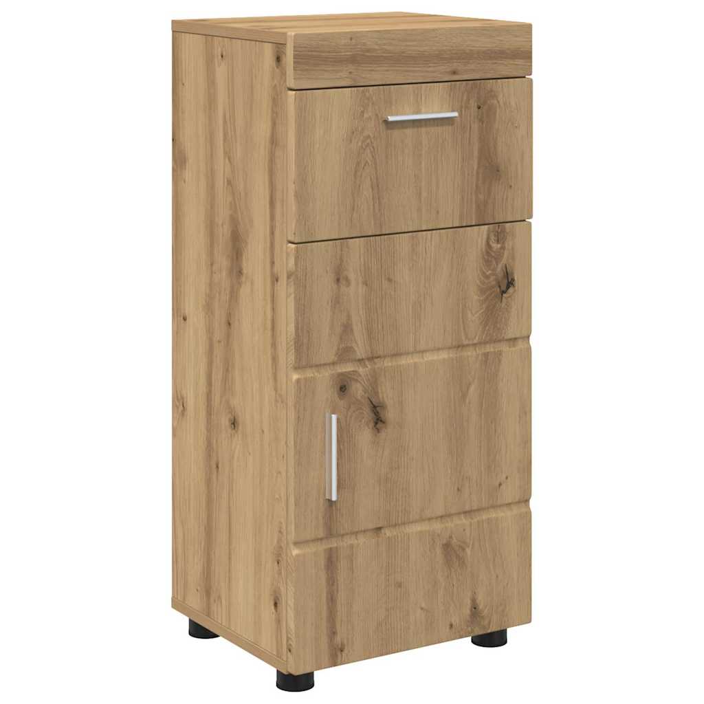 Badezimmer Schrank TULUM Artisan-Eiche 37 x 31,5 x 82 cm