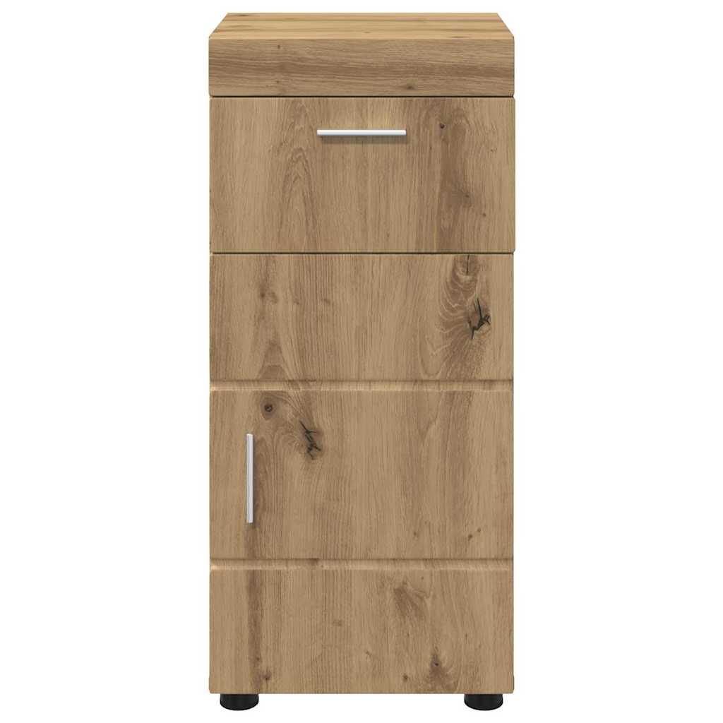 Badezimmer Schrank TULUM Artisan-Eiche 37 x 31,5 x 82 cm